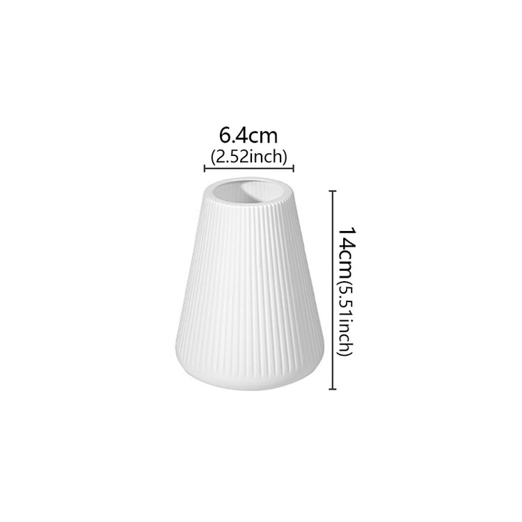 Durable Plastic Flower Vase, Elegant Nordic Vase Ornaments, Home Living Room Decoration, Creative Flower Art