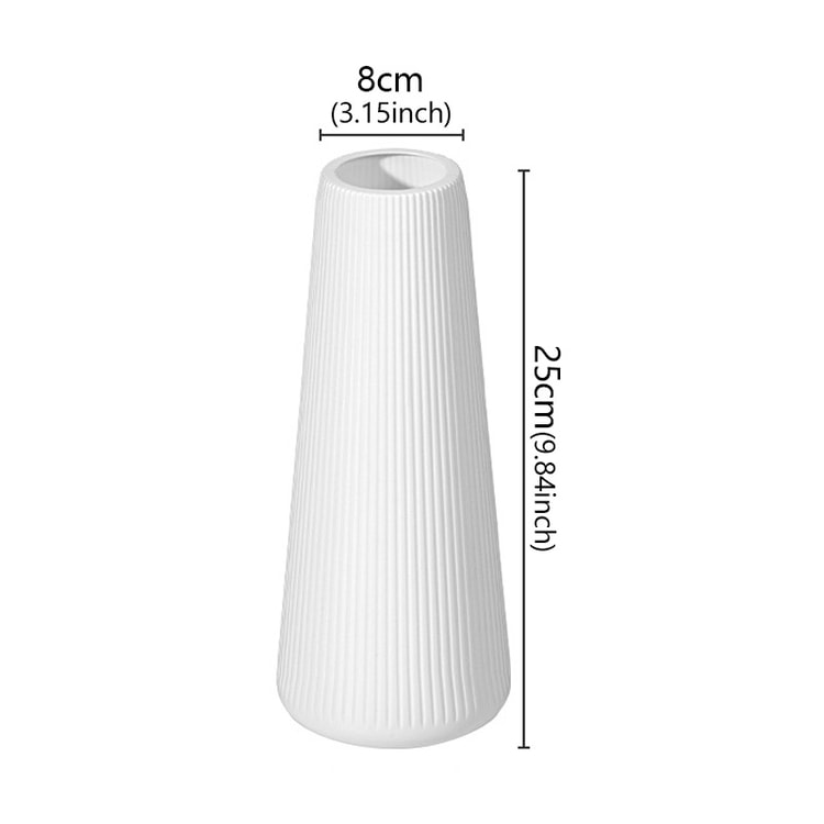 Durable Plastic Flower Vase, Elegant Nordic Vase Ornaments, Home Living Room Decoration, Creative Flower Art