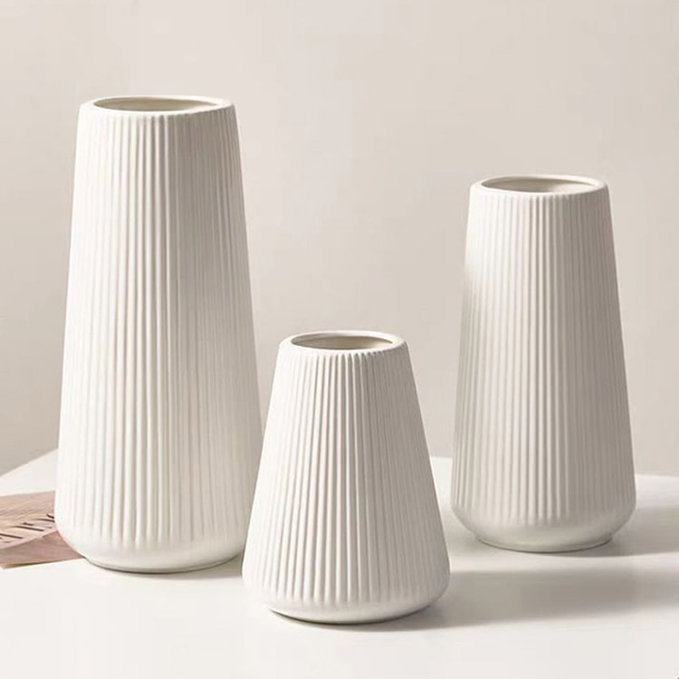 Durable Plastic Flower Vase, Elegant Nordic Vase Ornaments, Home Living Room Decoration, Creative Flower Art