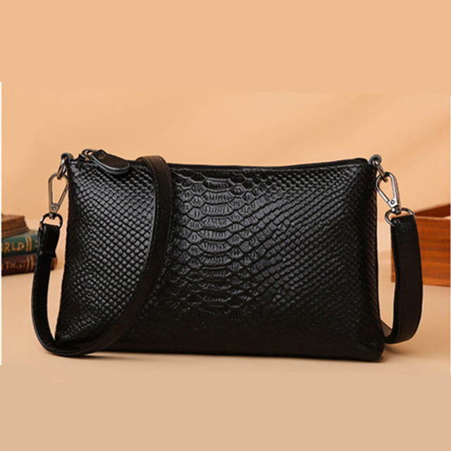Genuine Leather Cowhide Handbags for Women Stylish Summer Travel Totes & Shoulder Bags