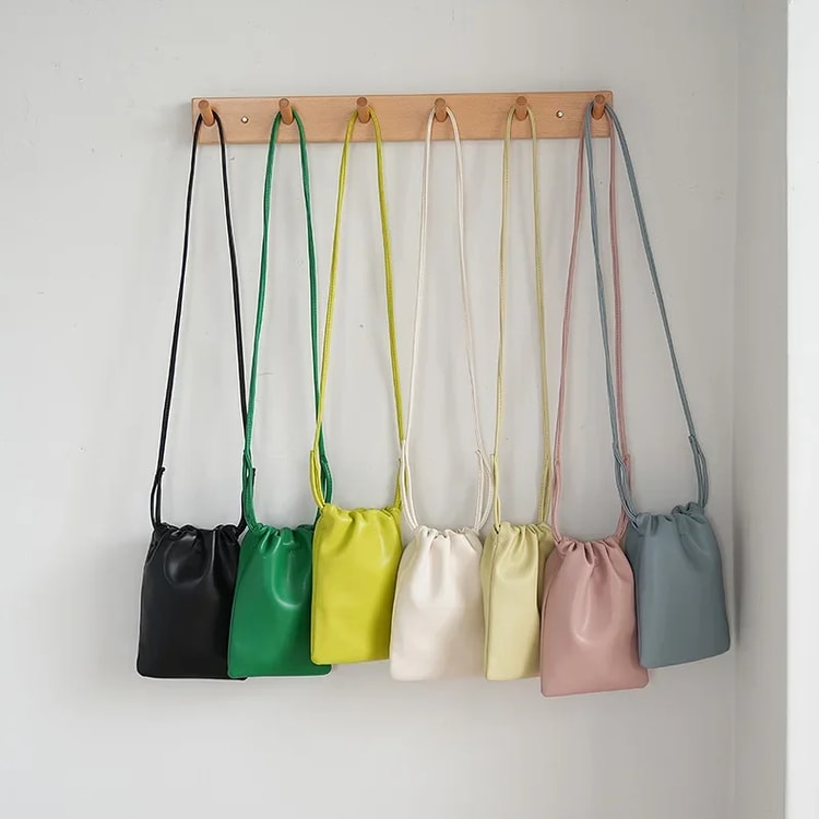 Luxury Women's Handbags Female Leather Shoulder Bag, Large Capacity Crossbody, Solid Flap, Portable Phone Purse