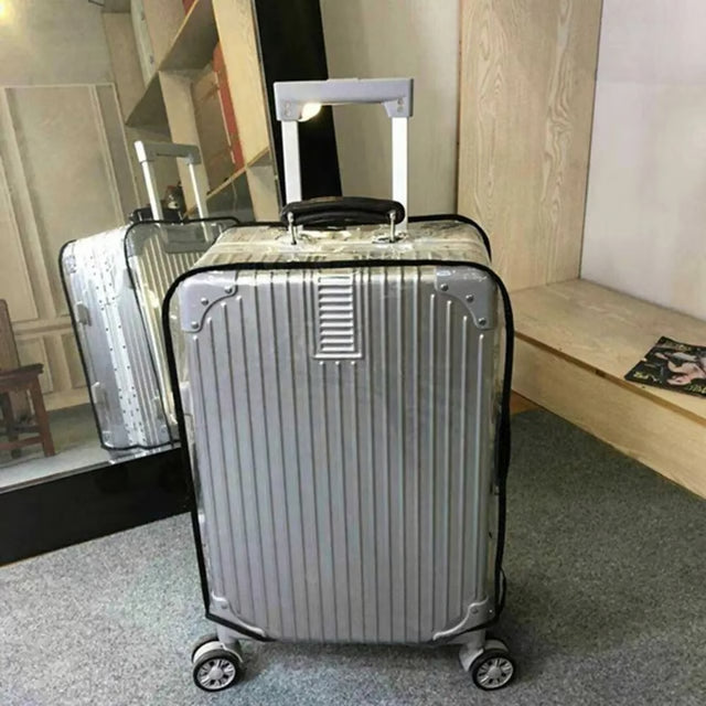 Transparent Travel Luggage Cover – Waterproof Dustproof PVC Suitcase Protector