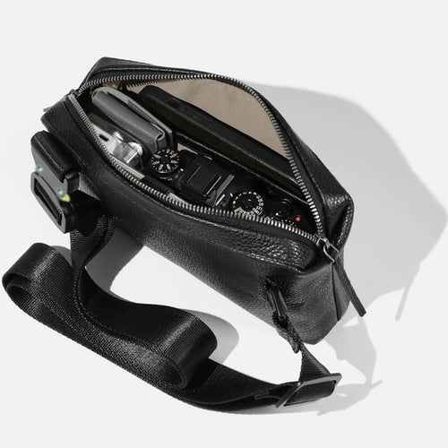 Essential Leather Sling Bag for Men Premium Mens Crossbody Bag for Everyday Carry