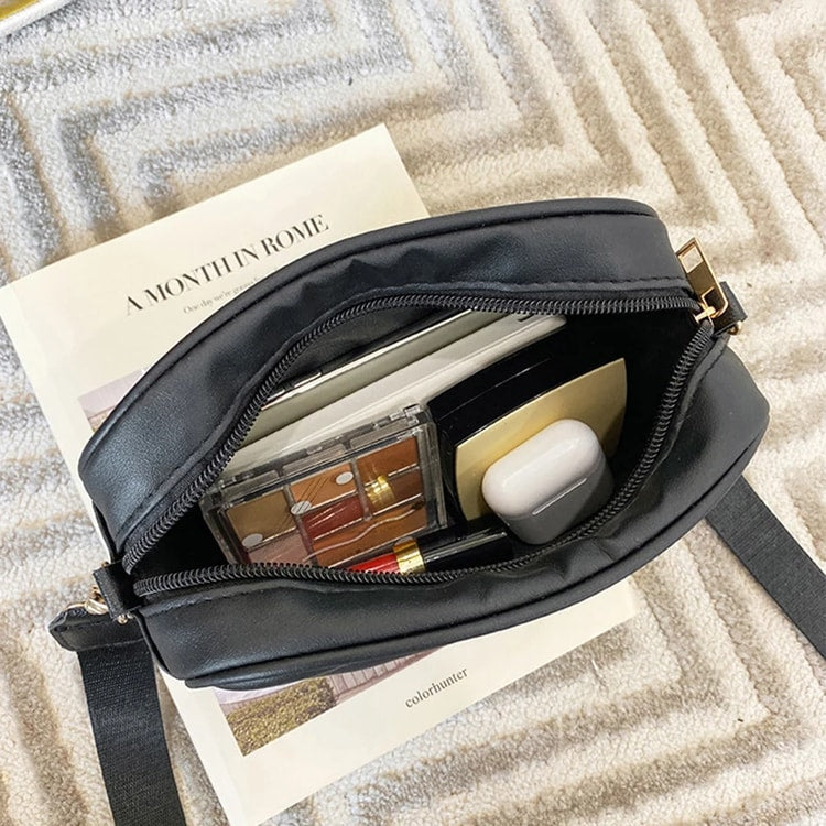 Fashion Womens Small Crossbody Bag PU Leather Messenger Bags Luxury Designer Summer Travel Handbag for Female