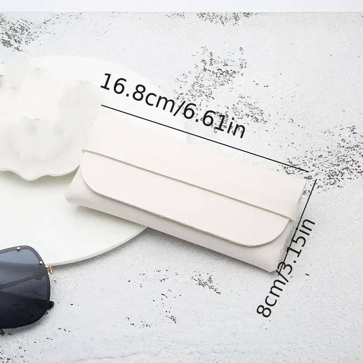 Premium Leather Glasses Case – Stylish Leather Glasses Case for Travel & Daily Protection
