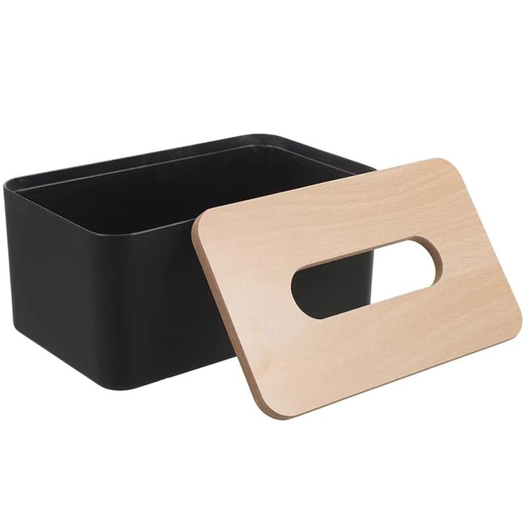 Minimalist Plastic Tissue Box Cover for Dining Table, Living Room, Bathroom & Home Organization