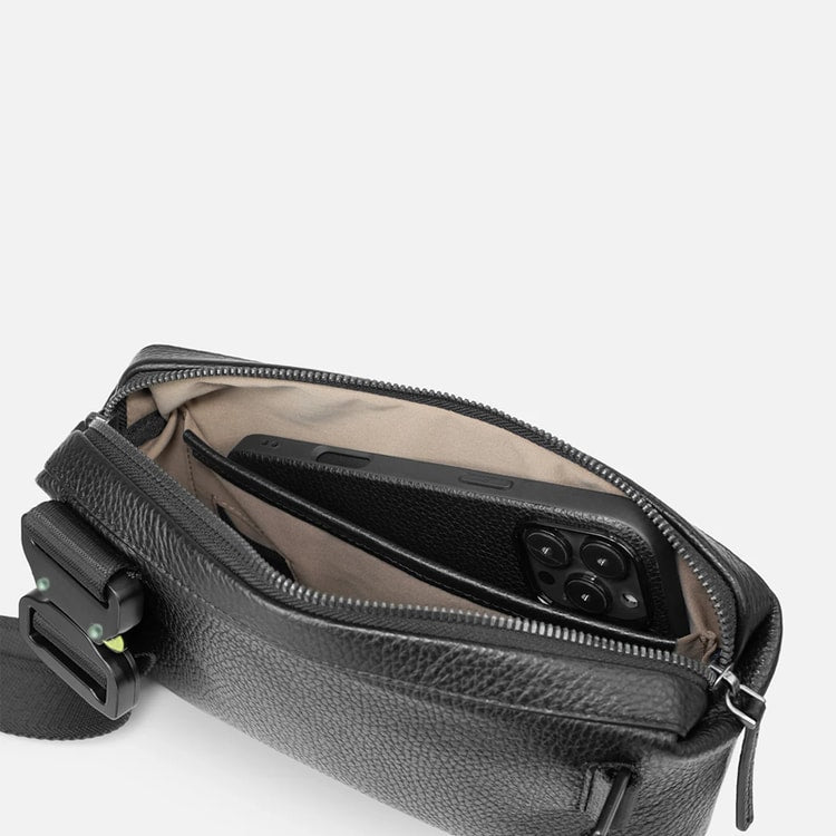 Essential Leather Sling Bag for Men Premium Mens Crossbody Bag for Everyday Carry