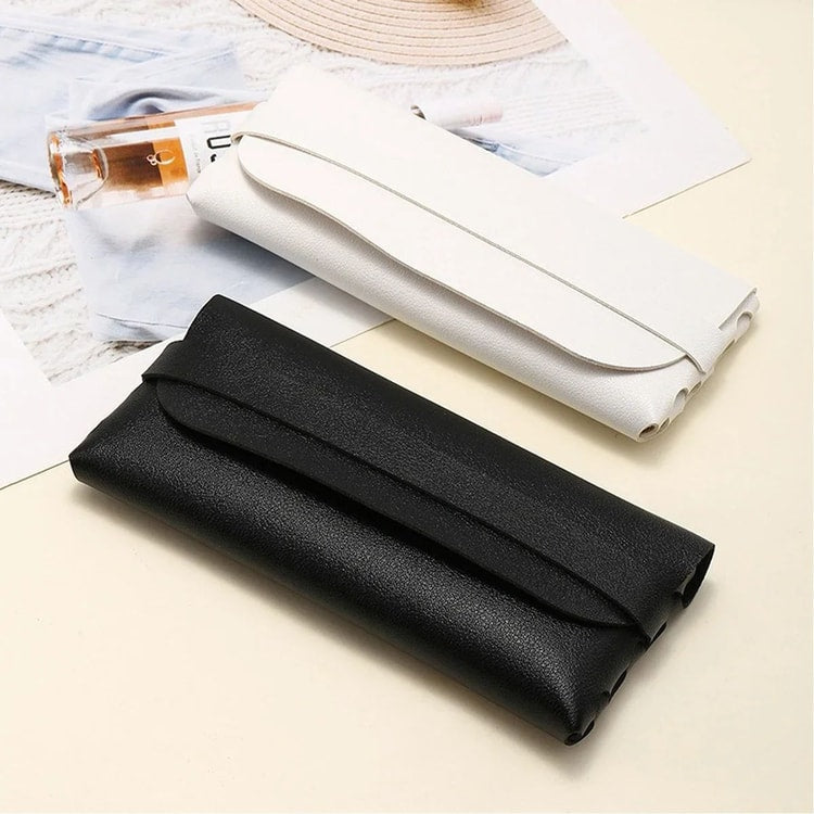 Premium Leather Glasses Case – Stylish Leather Glasses Case for Travel & Daily Protection
