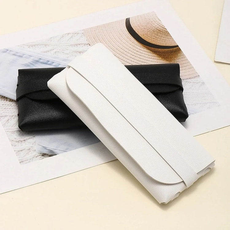 Premium Leather Glasses Case – Stylish Leather Glasses Case for Travel & Daily Protection
