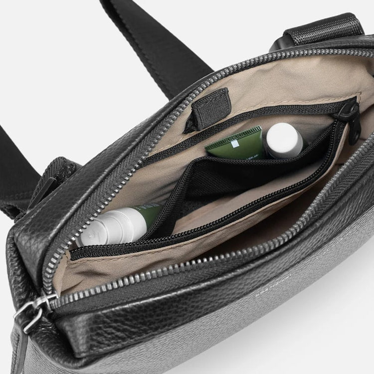 Essential Leather Sling Bag for Men Premium Mens Crossbody Bag for Everyday Carry