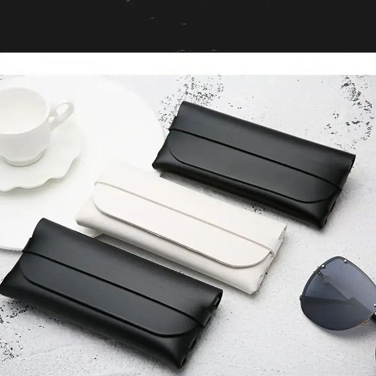 Premium Leather Glasses Case – Stylish Leather Glasses Case for Travel & Daily Protection