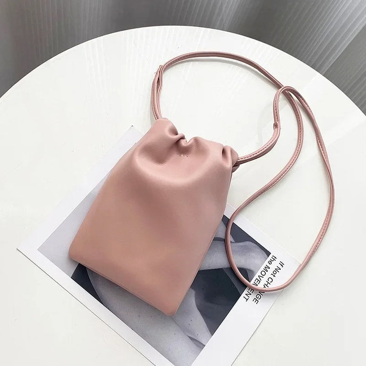 Luxury Women's Handbags Female Leather Shoulder Bag, Large Capacity Crossbody, Solid Flap, Portable Phone Purse