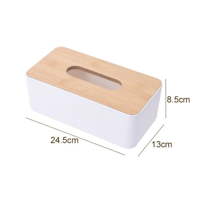 Minimalist Plastic Tissue Box Cover for Dining Table, Living Room, Bathroom & Home Organization