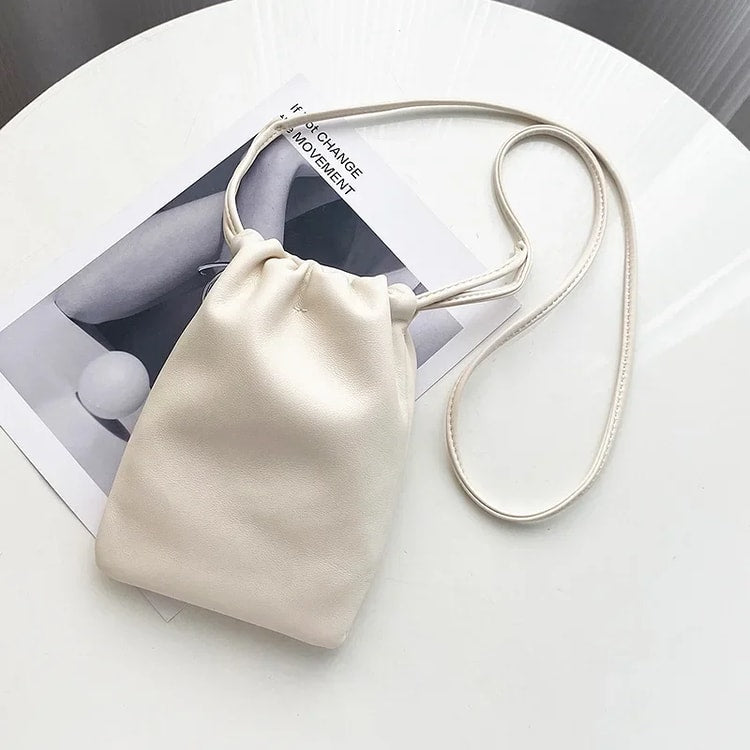 Luxury Women's Handbags Female Leather Shoulder Bag, Large Capacity Crossbody, Solid Flap, Portable Phone Purse